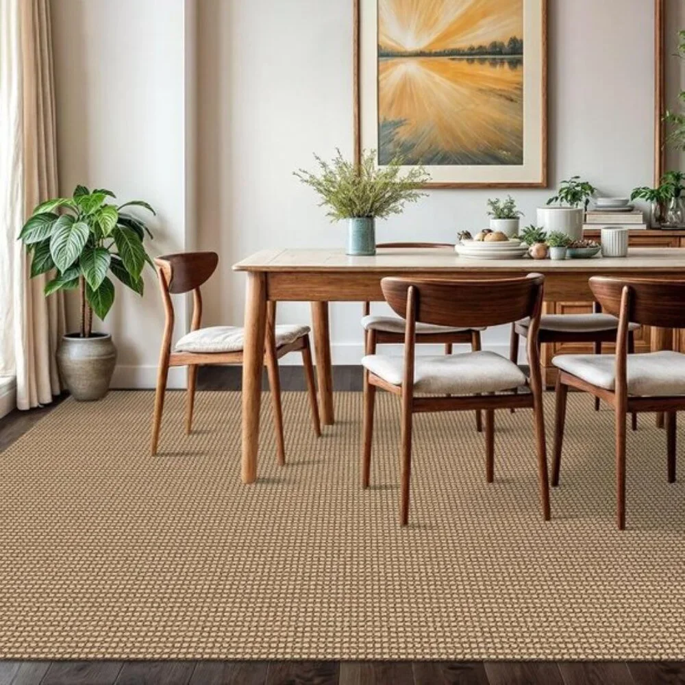 New 6x9 Washable Area Rug, Non-Slip Braided Cotton Carpet for Home & Room Decor